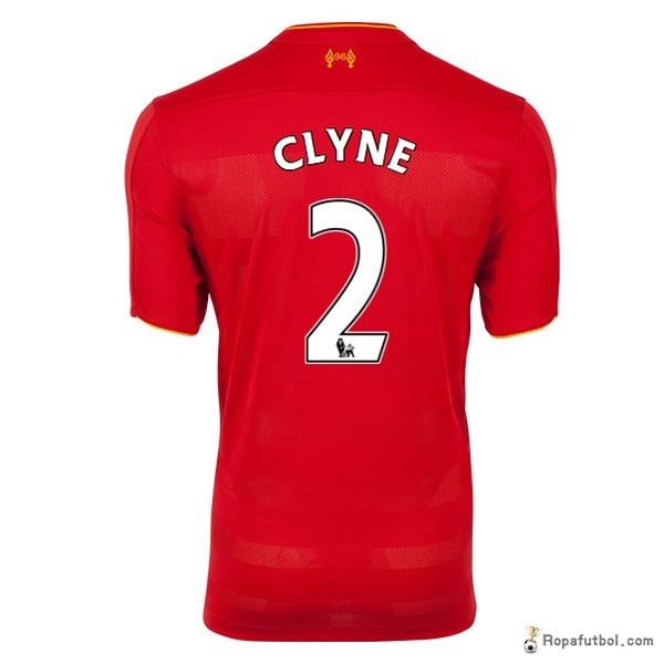 Camiseta Liverpool Replica Primera Ropa Clyne 2016/17 Rojo